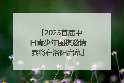 2025首届中日青少年围棋邀请赛将在洛阳启幕