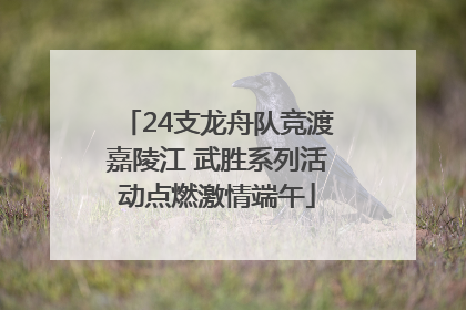 24支龙舟队竞渡嘉陵江 武胜系列活动点燃激情端午