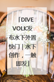 DIVEVOLK发布水下外置快门｜水下创作，一触即发
