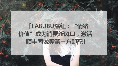 LABUBU爆红：“情绪价值”成为消费新风口，激活顺丰同城等第三方即配