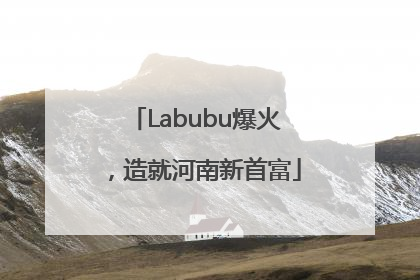 Labubu爆火，造就河南新首富