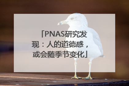 PNAS研究发现：人的道德感，或会随季节变化